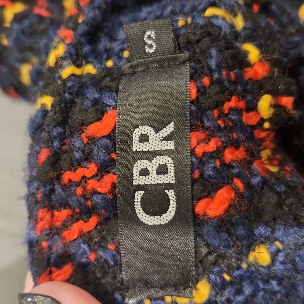 CBR Long Sleeve Plaid Dress - Red, Black, Blue And Yellow With Fringe Hem Sz S! - Picture 7 of 13